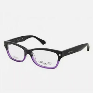 Kenneth Cole Eyeglass Frames Style 198  Black Purple Glasses 53-14-135